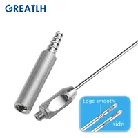 Outil de liposuccion avec poignée filetée, outil à trois trous pour éliminer la graisse, Instrument de liposuccion pour la beauté 3