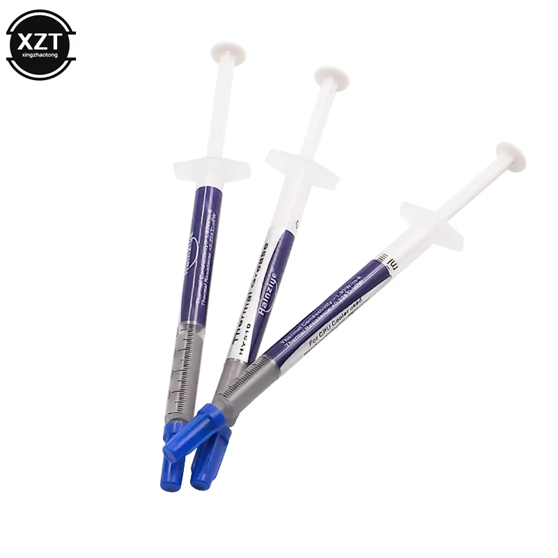 Thermal Grease Silicone Heat Sink Paste CPU Cooler Heatsink 10pcs/lot 1g Grey Silver 10% Silver Included Compound PC