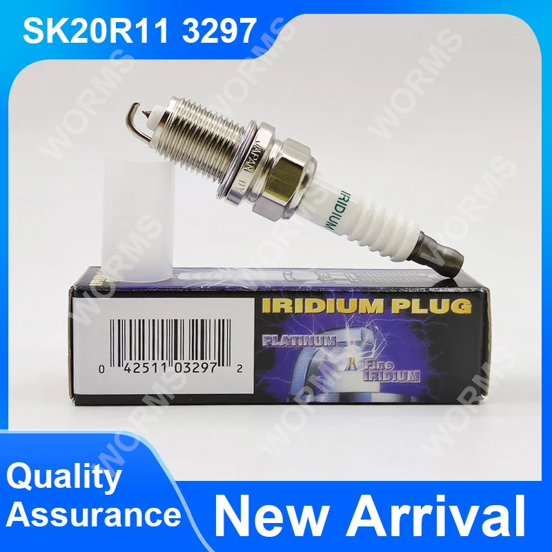 

4pcs SK20R11 3297 Iridium Spark Plug For Corolla Camry 4Runner Highlander RAV4 Previa GX ES GS IS LS LX Solara SK20R11-3297