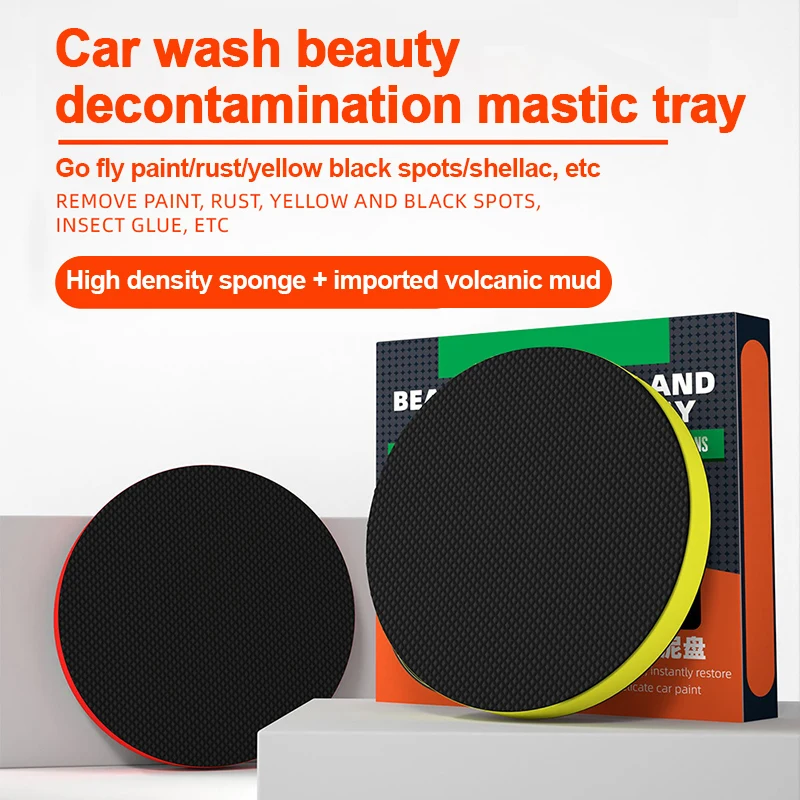 Car Polishing Pad Car Polish Pad Polishing Wheel Disc Car beauty grinding clay disk magic decontamination car wash clay remove fly paint cloth wiping car artifact tools