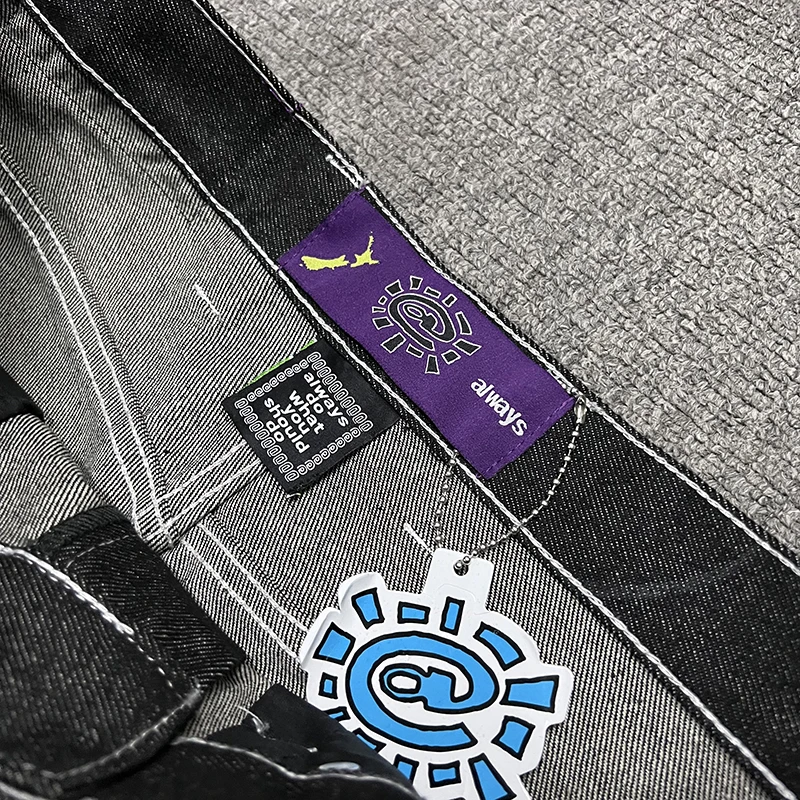 2024 New Always Do What You Should Do Jeans Men Women 1:1 Best Quality ADWYSD Loose Straight Denim Pants