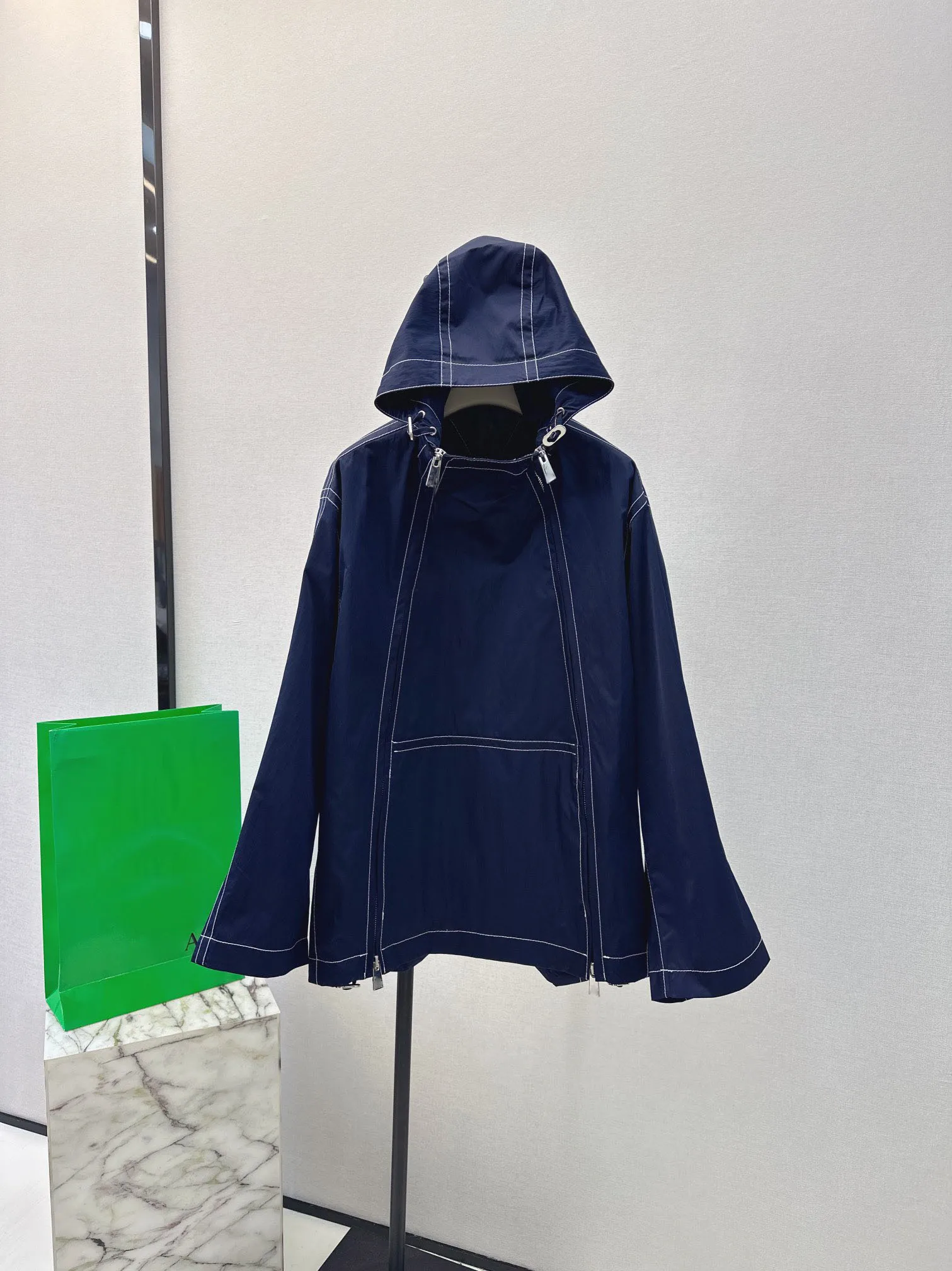 

Irregular zipper jacket loose fit 2024 fall new 0105 hot