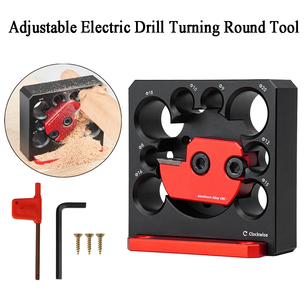 

Adjustable Dowel Maker Metric 8mm-20mm with Carbide Blade Electric Drill Milling Dowel Round Rod Auxiliary Tool Woodworking Tool