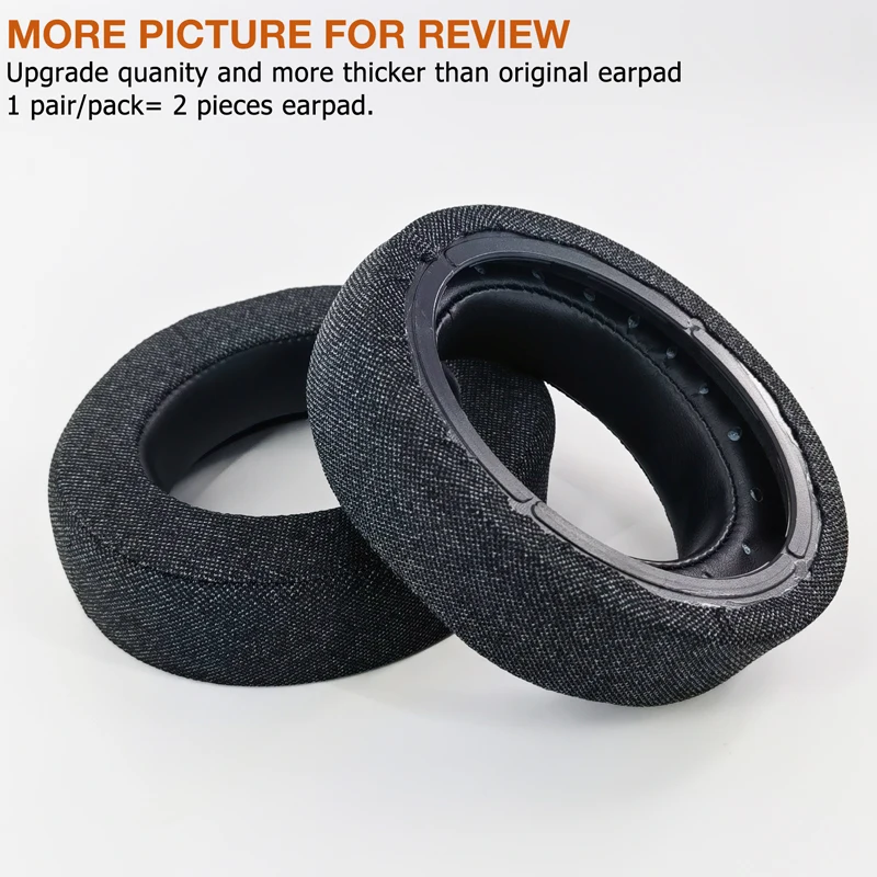 Upgrade Thicker Earpad Replacement for Corsair HS50 Pro / HS60 Pro / HS70 Pro / HS75 XB Headphone Ear Pad Eartips