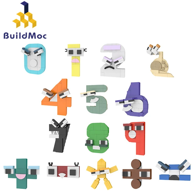 MOC Number Lore Building Blocks Character Kawaii Alphabet Lore Creative  Bricks Model Toys for Children Educational Gift - AliExpress