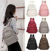 Fashion Bagpack Women High Quality Nylon Backpacks Female Big Travel Back Pack Large School Bags for Teenage Girls Shoulder Bag 2