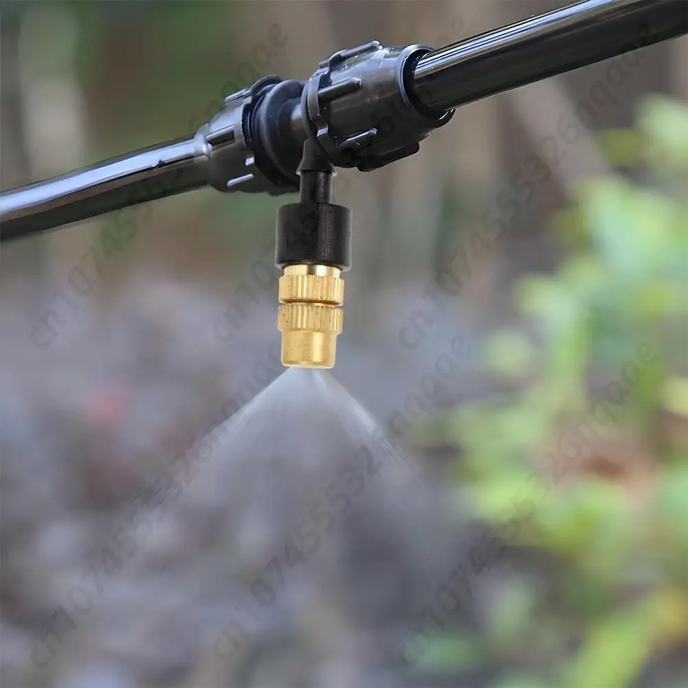 Garden Micro Sprinkler Adjustable Dripper Drip Head Brass Spray Nozzle Irrigation Supplies 10-100PCS