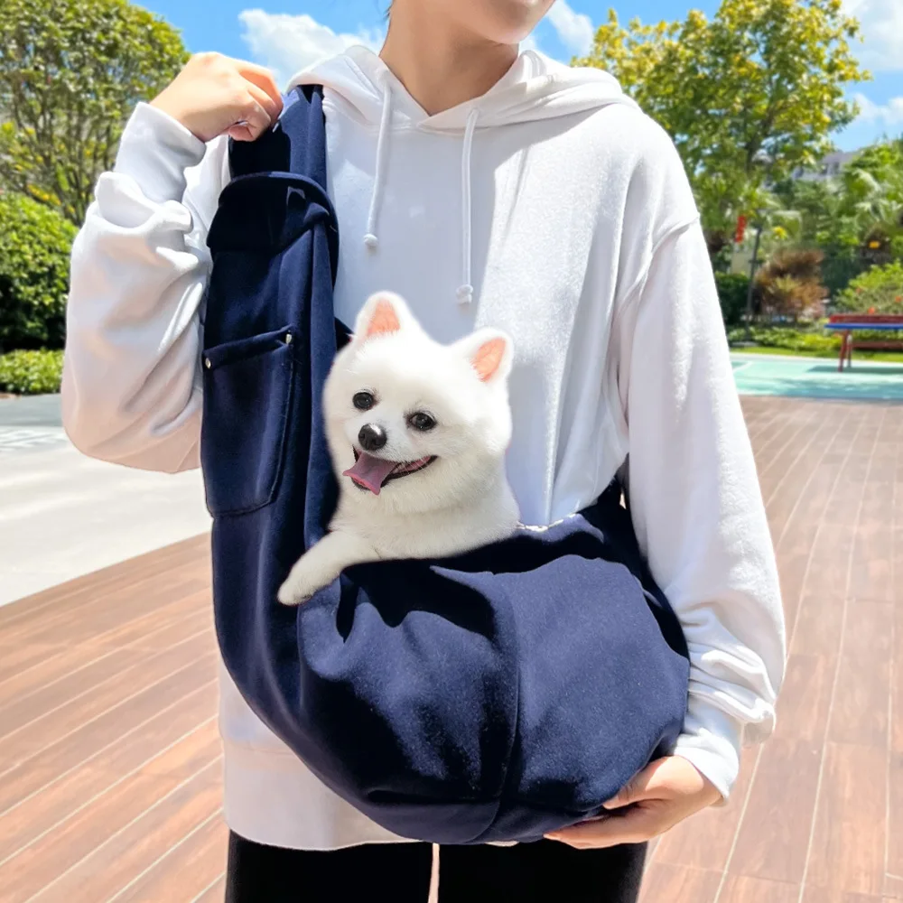 Tragbare Haustier-Tragetasche für draußen, Schultertasche, Katzentransporttasche, Reisetasche für kleine Hunde und Katzen bis 5 kg, Haustierbedarf – Detail 5