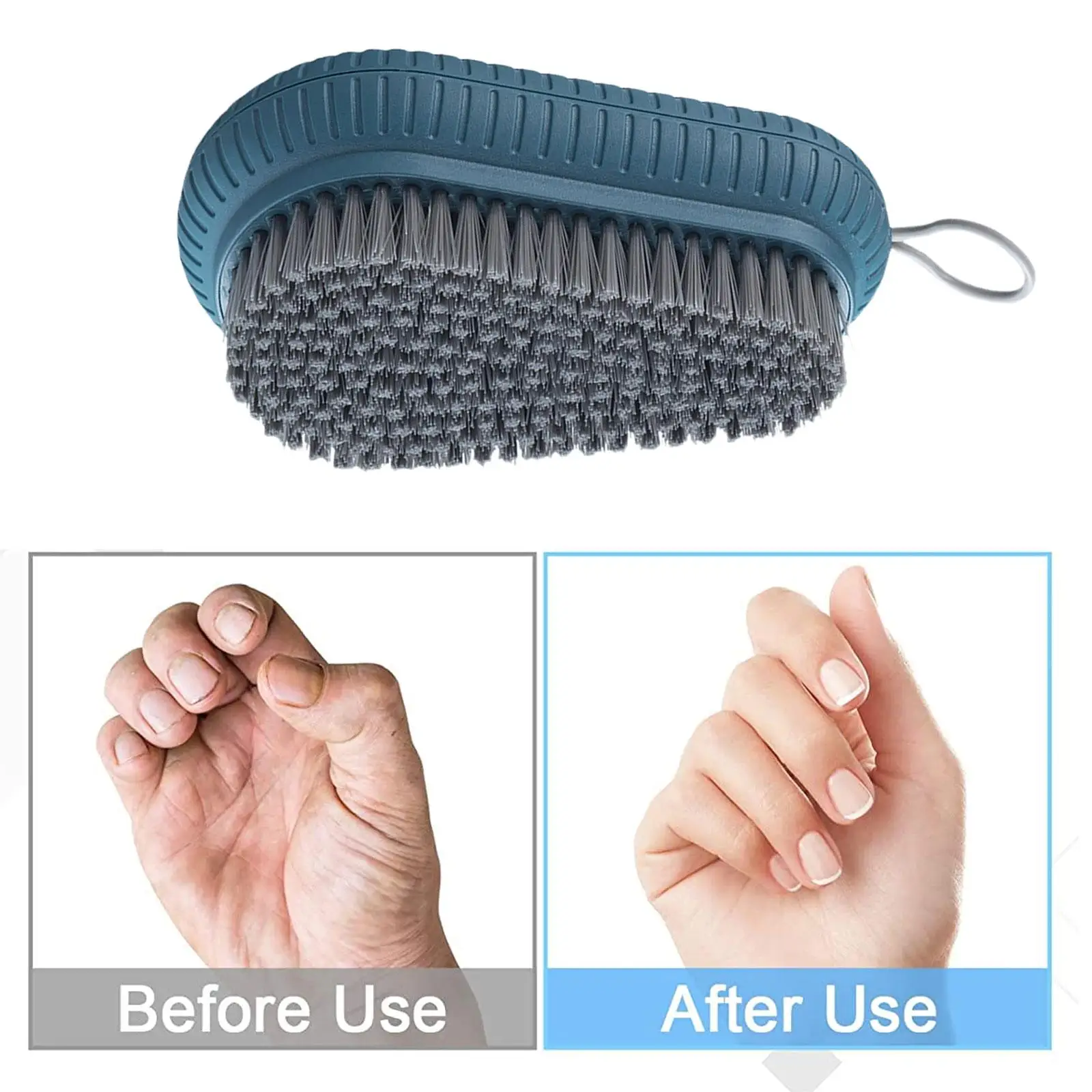 Heavy Duty Nail Brush Scrubbing Soft Art Nail Brush Remove Dirt Practical Fingernail Manicure Tools Care Pedicure Hand Cleaning 2