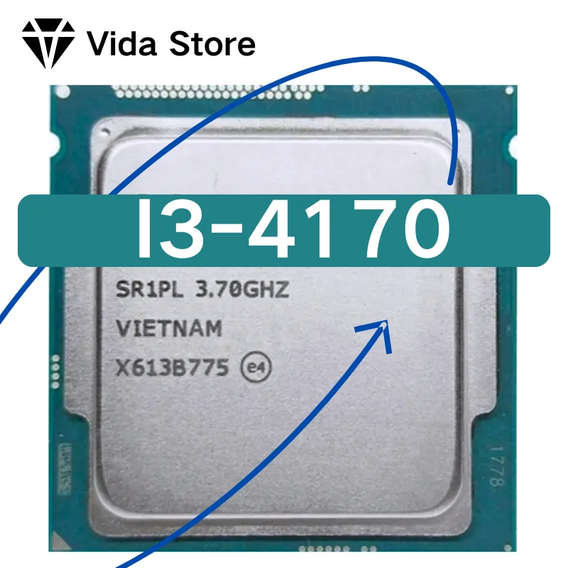 Б/у двухъядерный процессор Core i3 4170 i3-4170 3,7 ГГц SR1PL LGA 1150