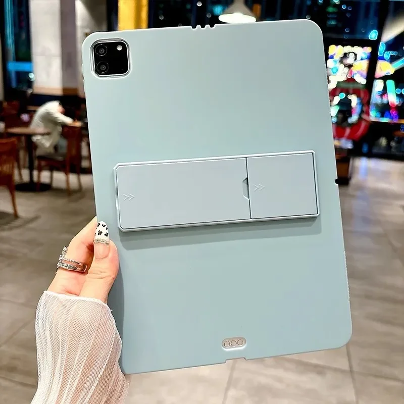 Elegant Soft Silicone TPU Case with Built-in Bracket Cover