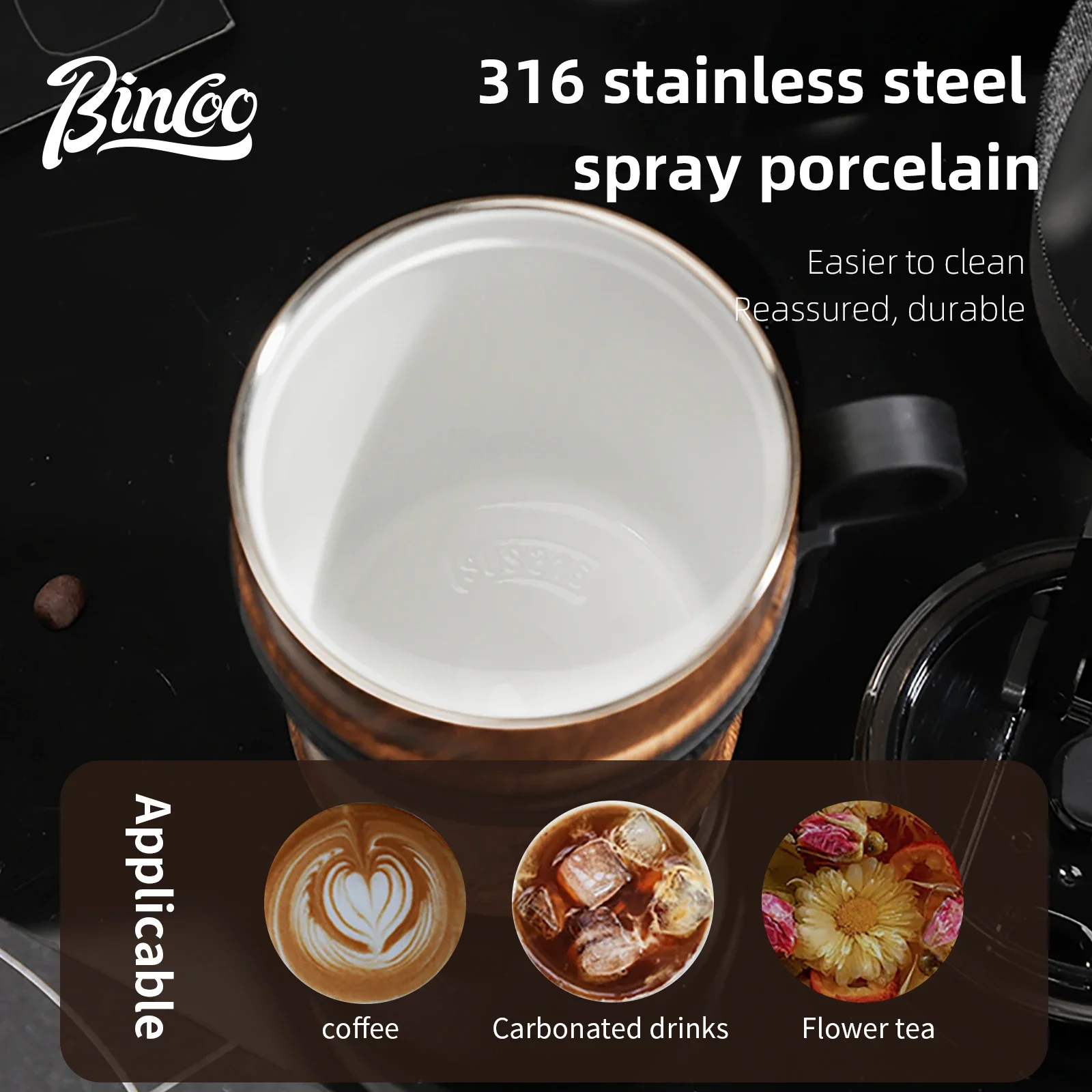 بينكو حافظة قهوة حرارية 330 مل