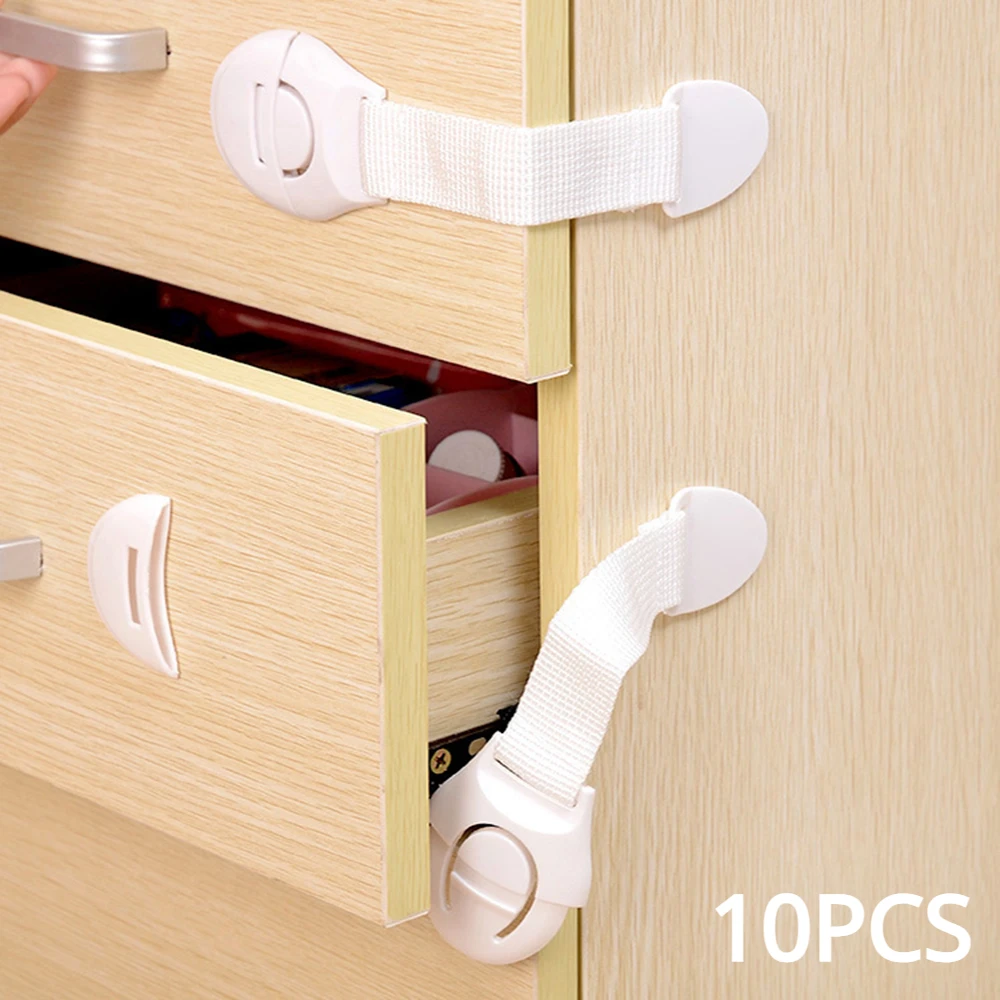 10pcs Child Safety Cabinet Lock Baby Proof Security Protector