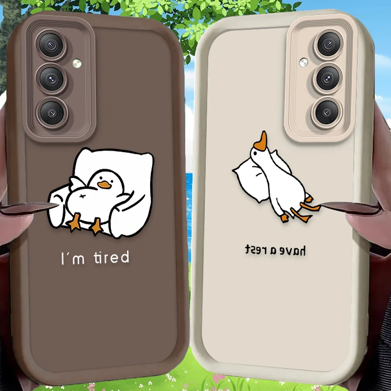 Lovely Cartoon Duck Soft Phone Case Cover