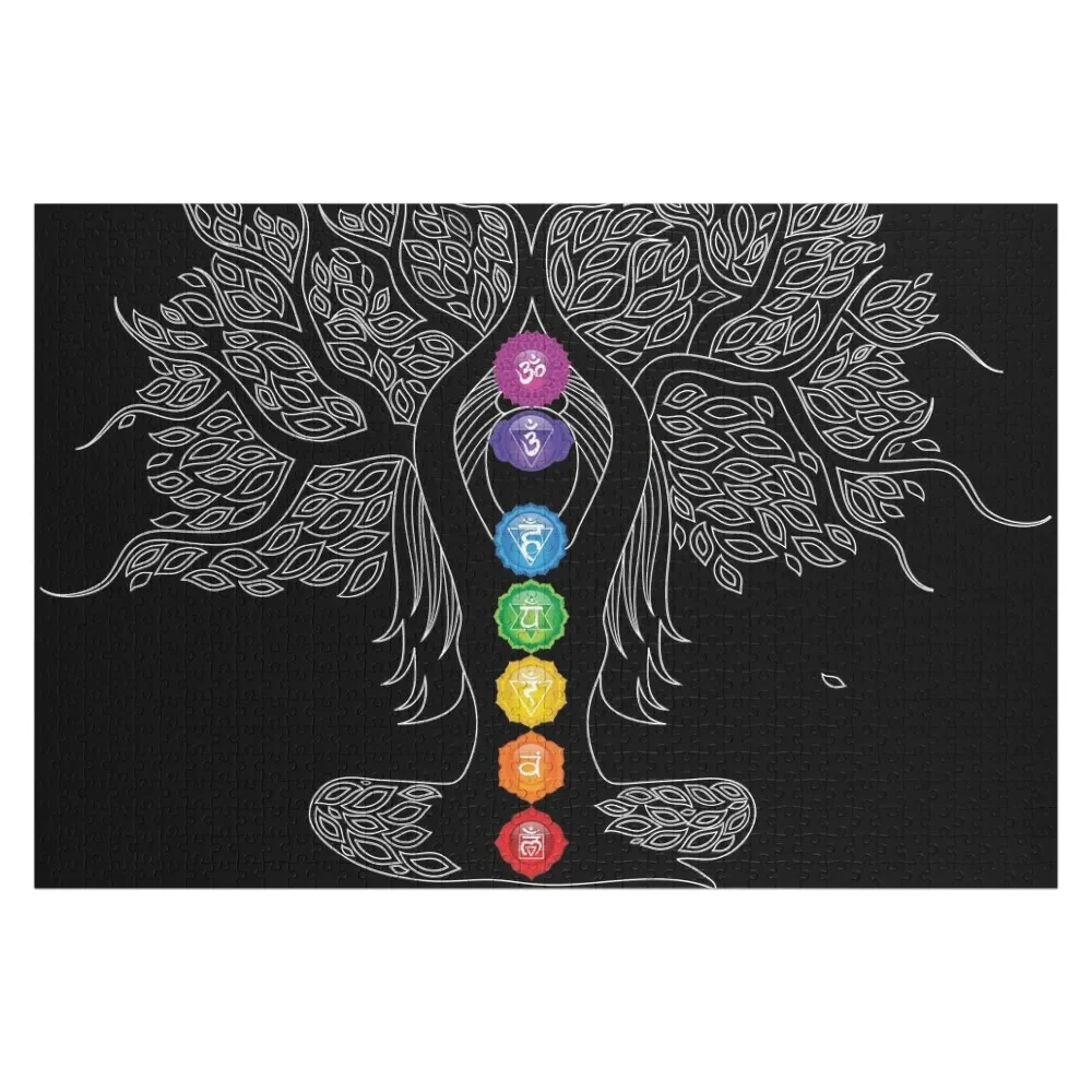 Lady Chakra Tree - 60 WOBBG Jigsaw Puzzle Personalized Photo Gift For Children Puzzle