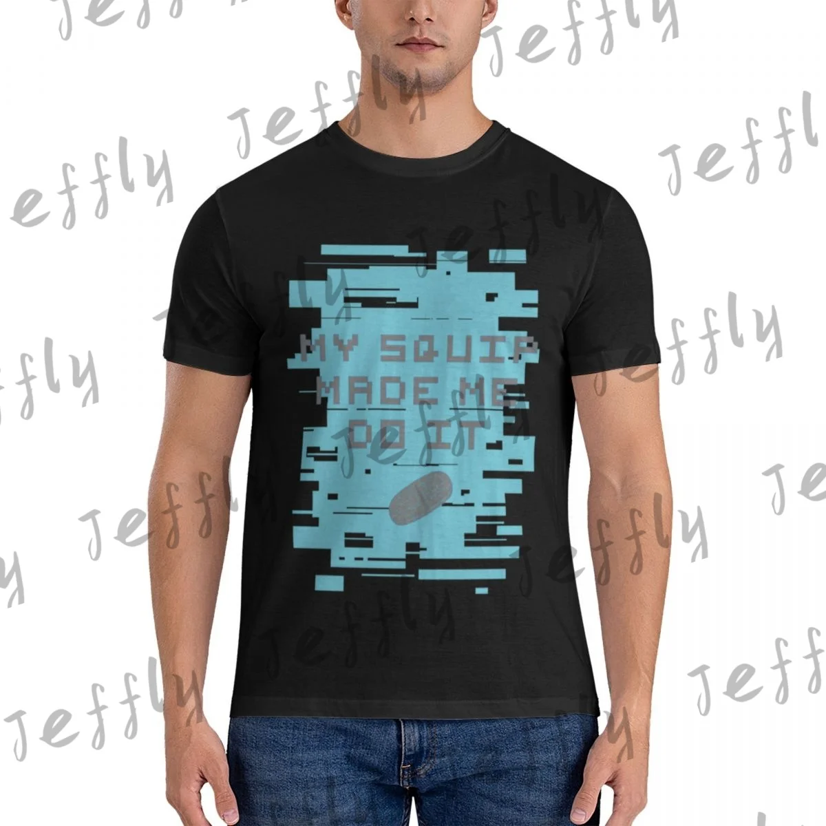 Мой сквип меня заставил сделать это-Be More Chill Cool Повседневная Мужская Базовая футболка с коротким рукавом