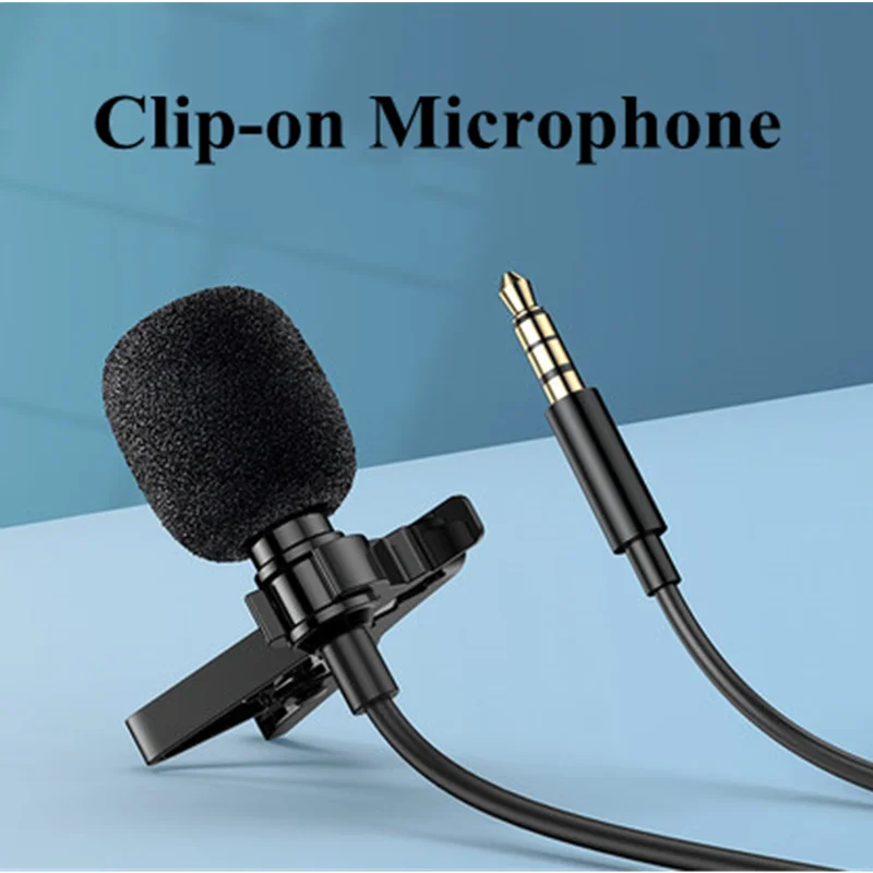Microfono a Clip Mini microfono portatile piccolo Live Eat Broadcast  registrazione del Computer del telefono cellulare riduzione del rumore  dell'orecchio ASMR tiktok| | - AliExpress