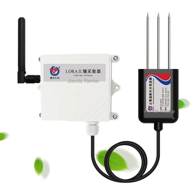 

Renke IoT Lora Wireless Soil Moisture Temperature Meter IP68 Lora Soil Moisture Sensor