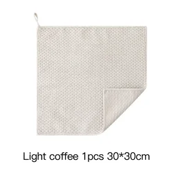 Premium Dual - Sided Microfiber Cleaning Cloth - 3Pcs (Brown)