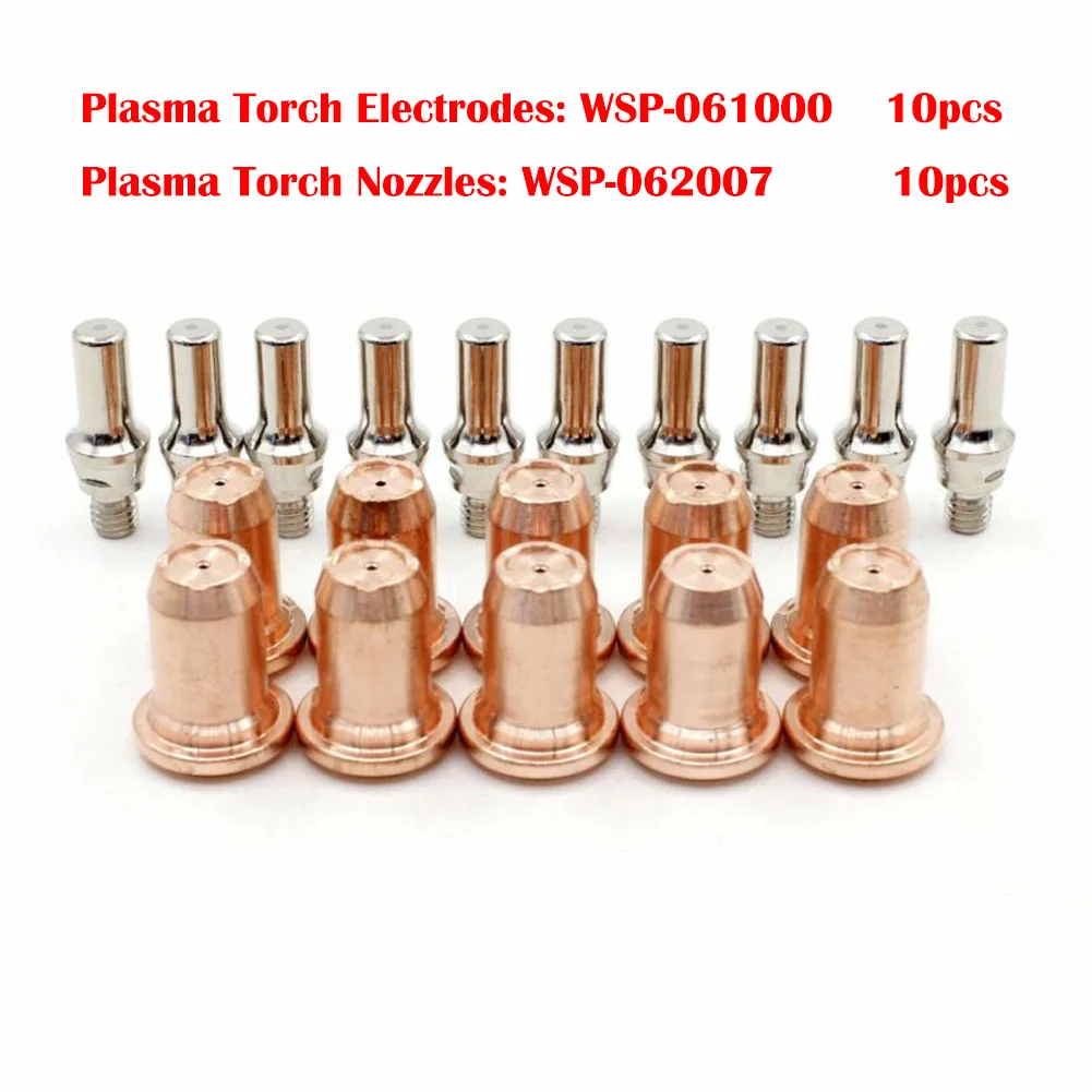 

20pcs Plasma Electrode Tips Torch Nozzle Welding Equipment Welding Tools Accessories For FORNEY 700P IPT40 Torch