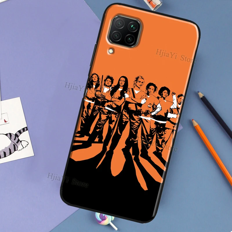 Vibrant Orange Themed Protective Phone Case Cover