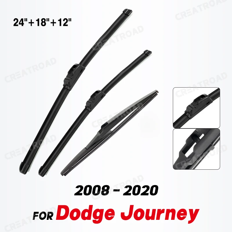 WiperFrontRearWiperBladesSetKitForDodgeJourney20082020