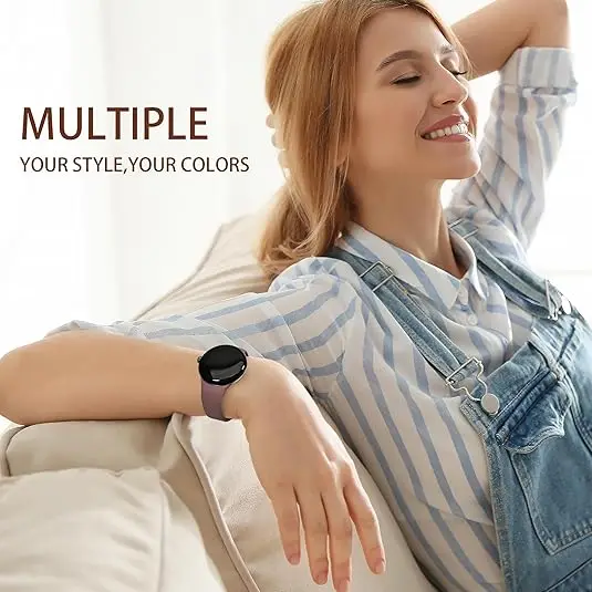 Silicone Waterproof Sport Strap for Pixel Watch - Unisex Design