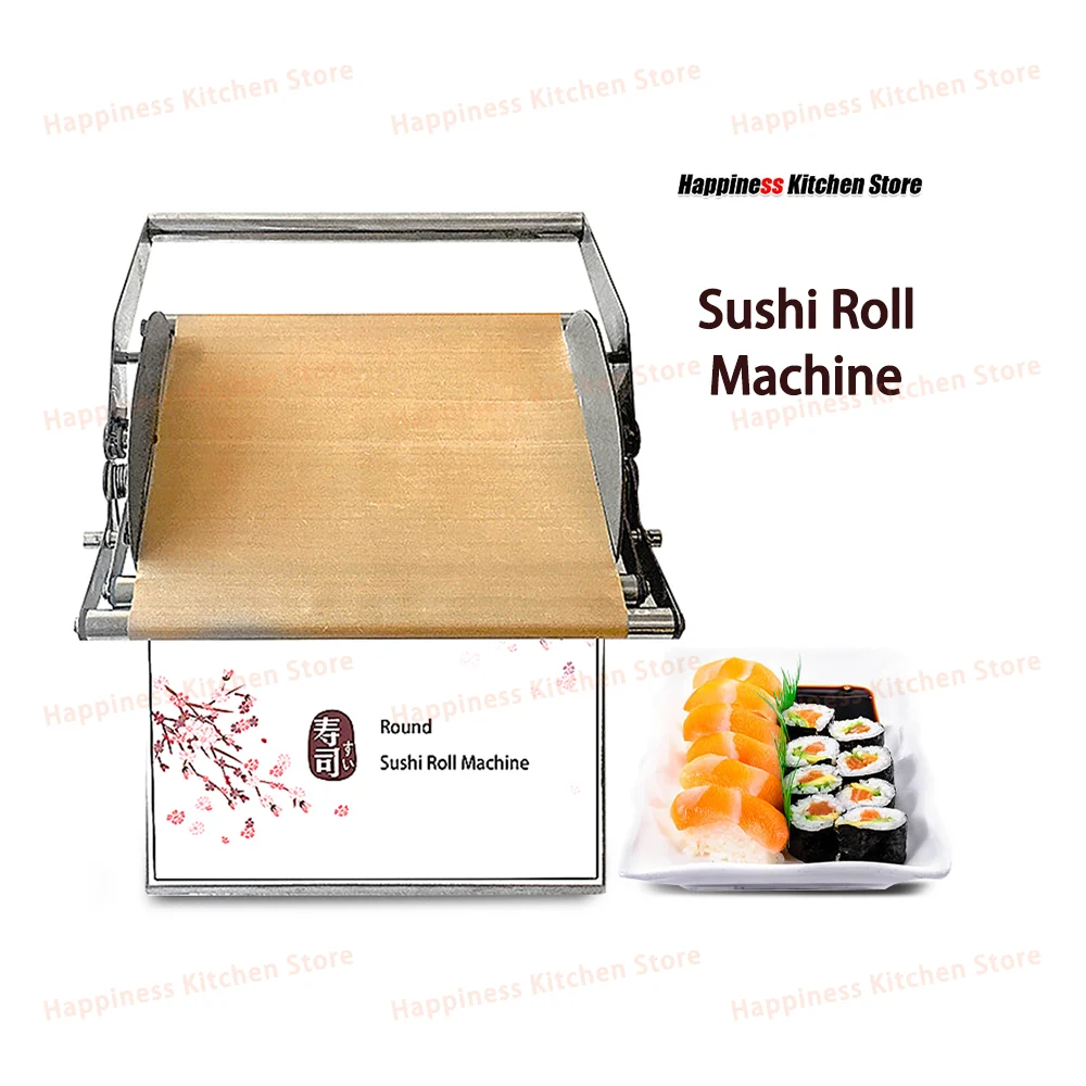 

Commercial Sushi Roller Manual DIY Sushi Making Machine Stainless Steel Sushi Forming Machine Round/Square Sushi Shape
