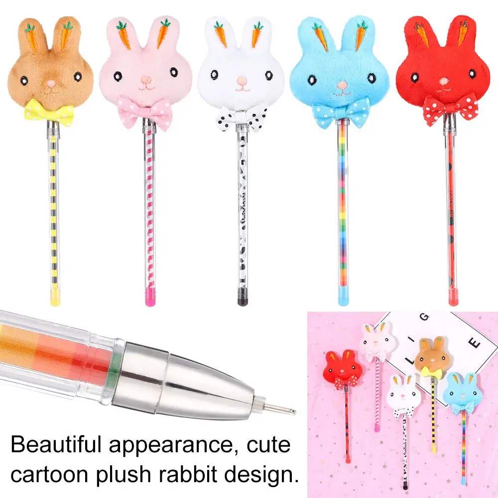 

Plush Writing Tools Student Rabbit Creative Stationery Neutral Pen Gel Pen Gift