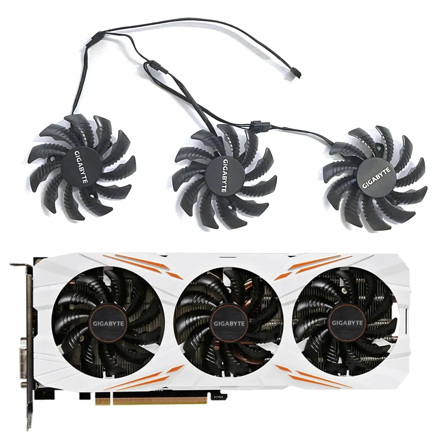 Nuova Ventola Di Raffreddamento Da 75Mm T128010Su 0.35A Per Gigabyte Gtx 1080 Ti Gtx 1070 G1 Aorus Gtx 1060 1060 Gtx 980 Muslimah!