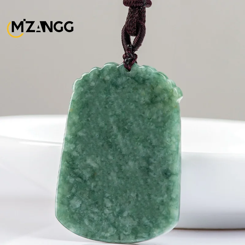 Natural A Goods Jadeite 12 Zodiac Ox Tiger Rabbit Jade Pendant