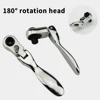 Mini 1/4 Inch Ratchet Wrench, 72-Tooth Reversible Chrome Vanadium Steel Ratchet Wrench with Socket & Bit Driver Dual Head 4