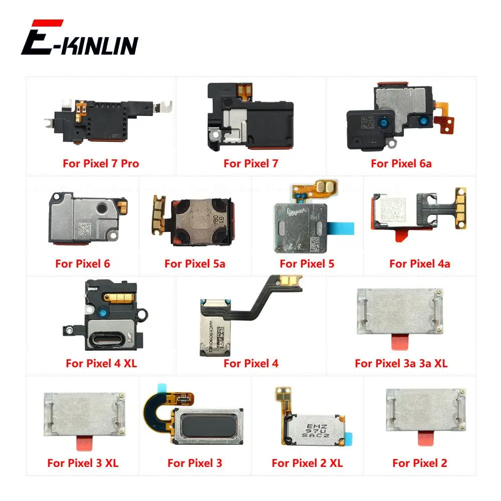 

Built-in Earphone Earpiece Top Ear Speaker Flex Cable For Google Pixel 6 7 Pro 2 3 3a 4 4a XL 5 5a 6a 5G