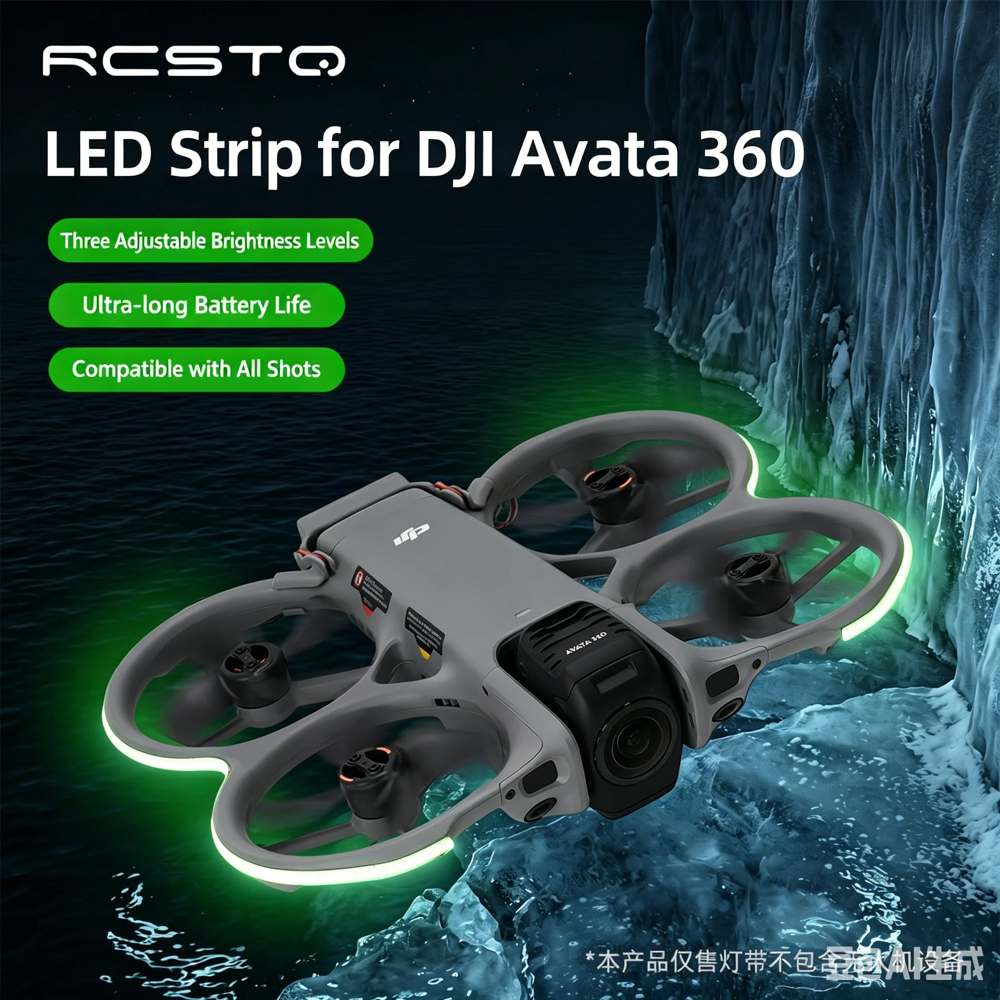 Bande lumineuse LED pour drone DJI Mini 3 Pro - Rouge, Vert, Bleu