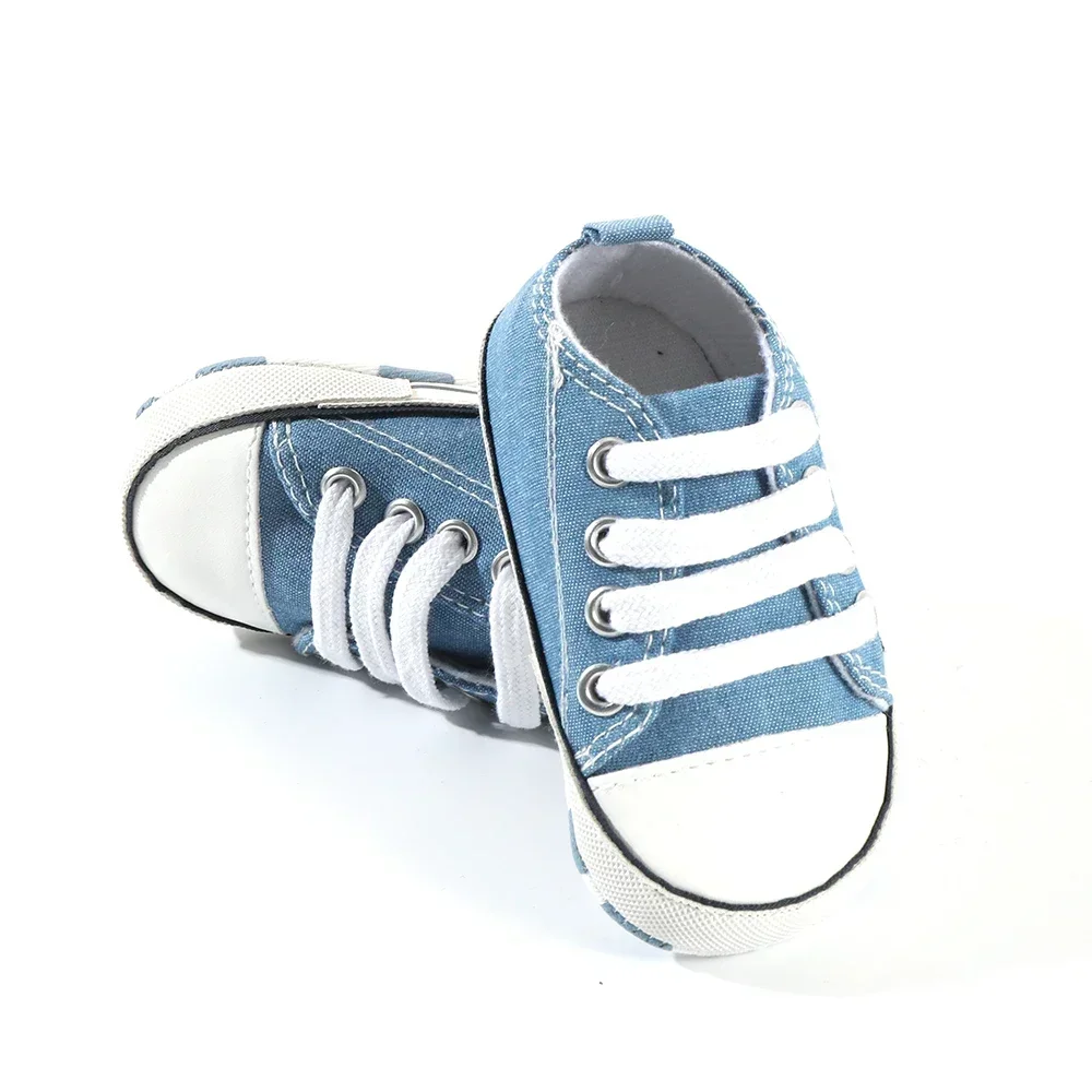 Print Canvas Baby Sports Sneakers For Newborn Baby Boys Girls First Walkers Shoes Infant Toddler Soft Sole Baby Shoes 2