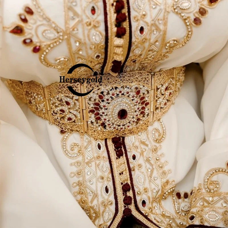 

Свадебный пояс Moslem Caftan с позолотой в виде капли воды, цепочка на живот, марокканская невеста, украшения, этнический металлический пояс для п...