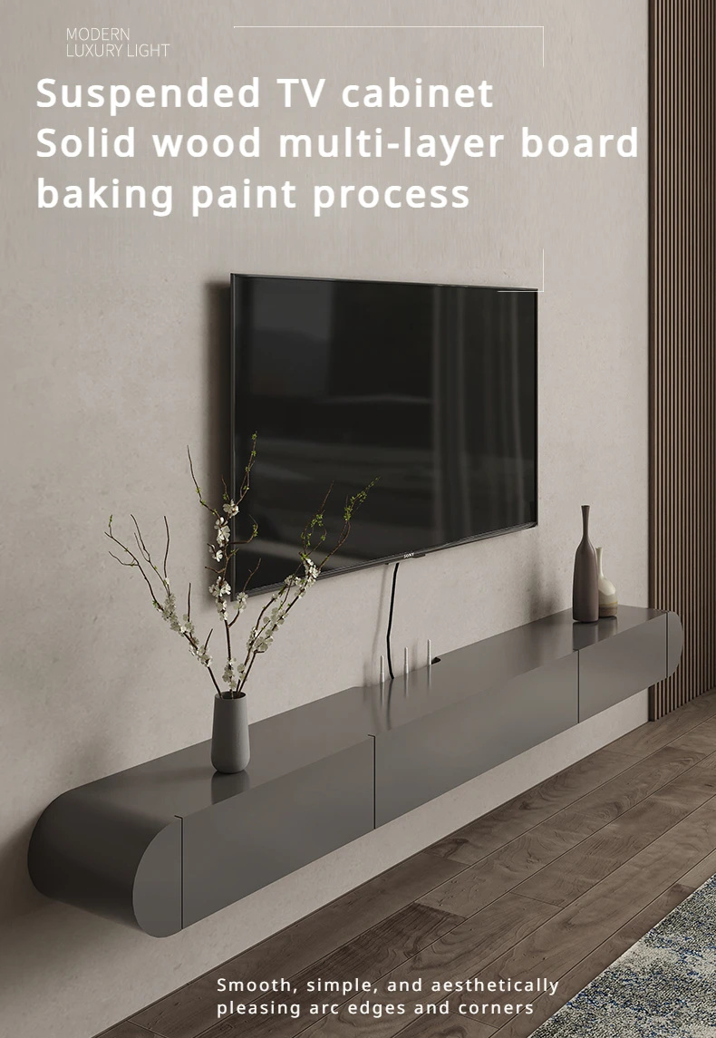 Description Picture 2 of itemModern Luxury Tv Stand Wall Drawer Nordic House Minimalistic Tv Cabinet Wood Storage Partitions Mueble Para Tv Home Furniture