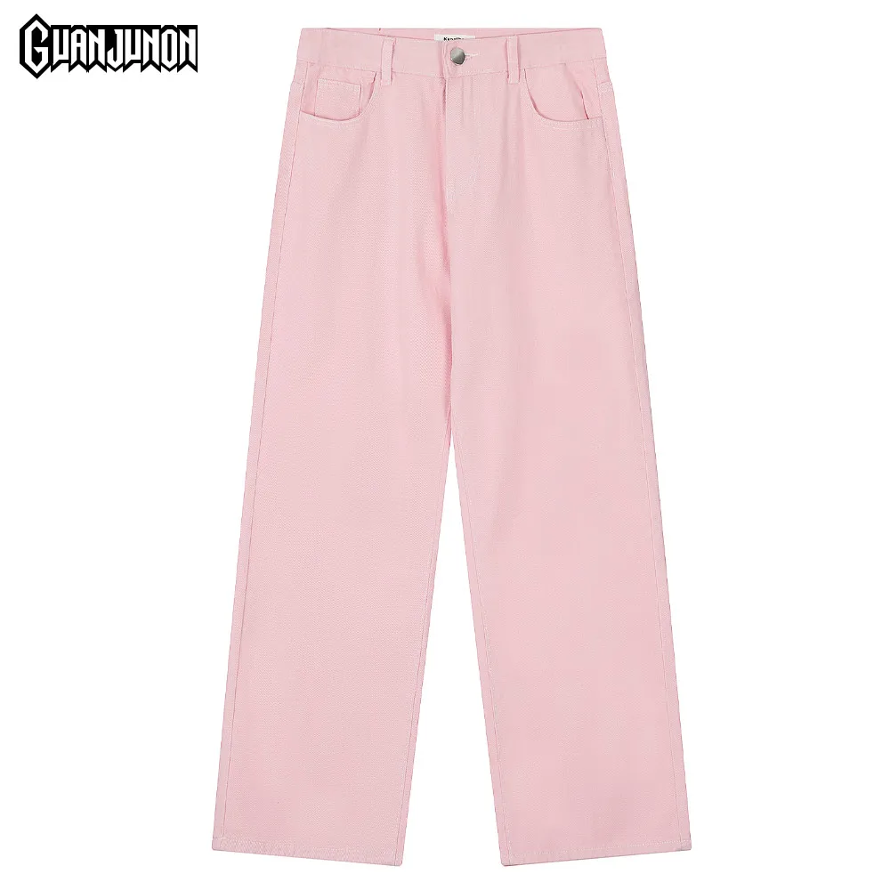 

Men Jeans Casual Baggy Cargo Pants Straight-leg Trousers Pantalon Homme Y2k Streetwear Ropa Hombre Wednesday Youthful Vitality