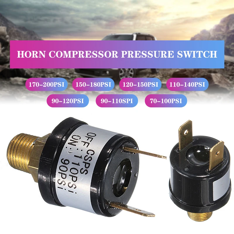 90-120PSI 120-150PSI 170-200PSI Pressure Control Switch Valve Pump Compressor 