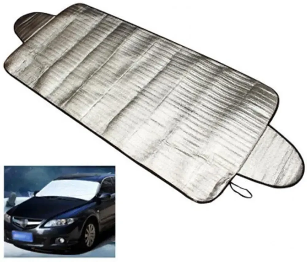 Car Snow Ice Protector Window Windshield Sun Shade Front Rear Block Cover Visor 150x70cm