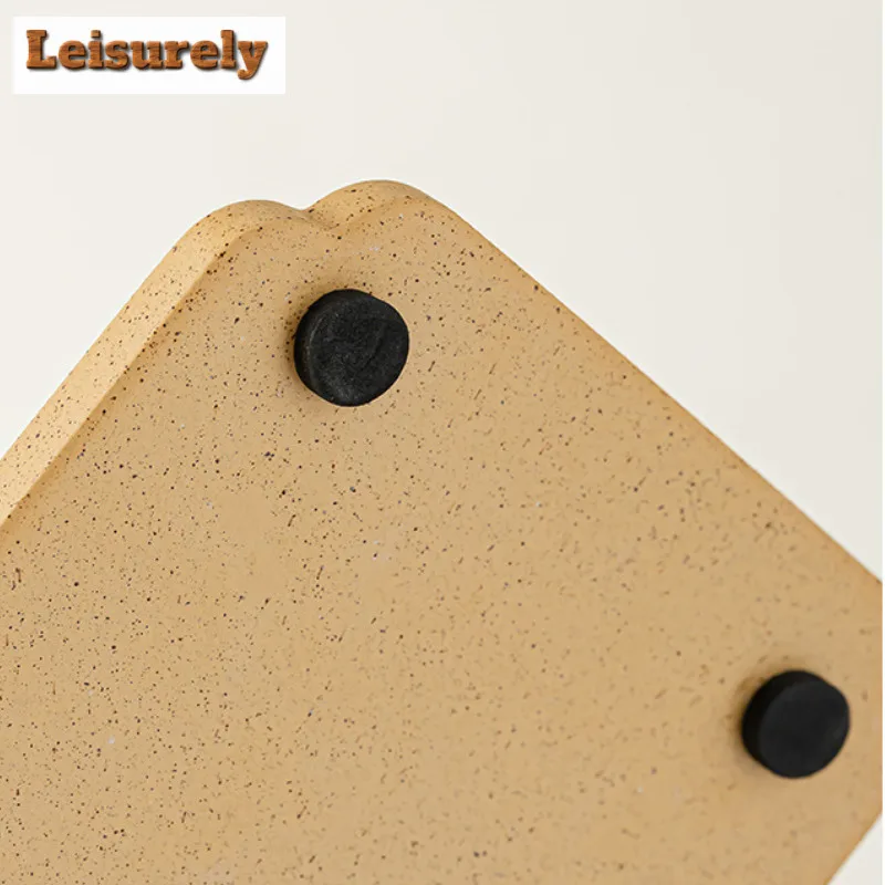 Purple Clay Raw Ore Section Mud Rectangle Tea Tray Snack Plate Coffee Storage Board Organizers Desk Dishes For Serving Tableware