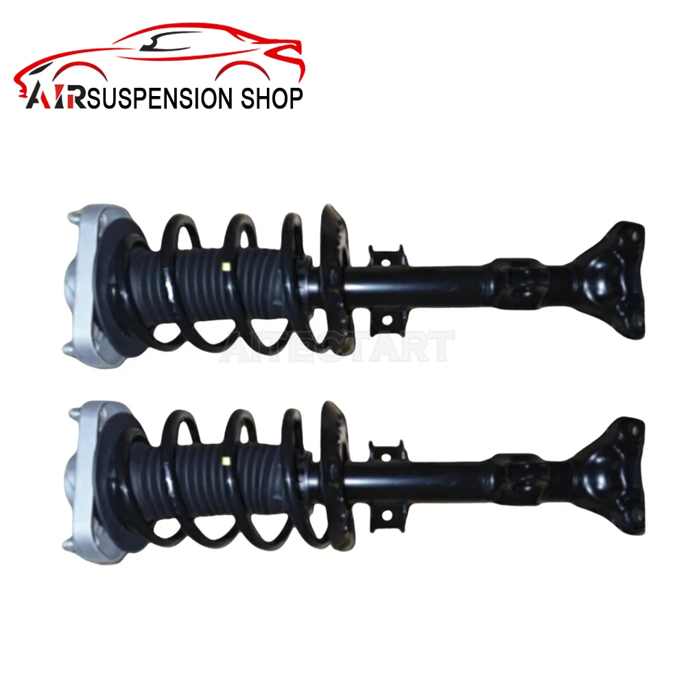 W212 Front Spring 2pcs Front Left+Right Coil Spring Shock Struts Assembly For Mercedes E ...