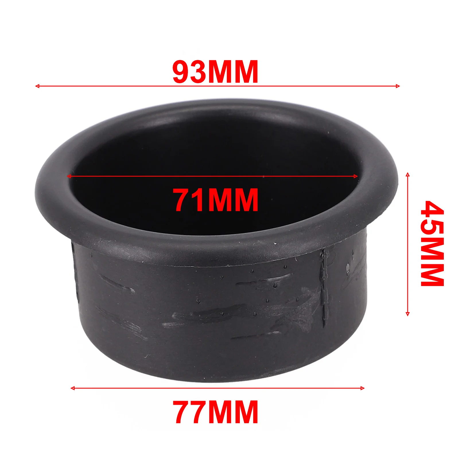 

Plastic Black Cup Water Drink Holder Recessed For RV Car Marine Boat Trailer Place Beverage Bottles, Water Cups And Small Object