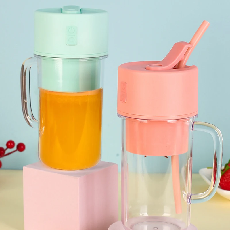 Travel Portable Juicer Cup USB Charging Fruit Orange Blender  Electric Juicer Machine Fruit Juice Blender Smoothie Maker Cup