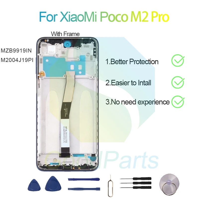 Substituição de Tela para Xiaomi Poco m2 Pro Lcd Touch Digitizer 2400*1080 - Image 2