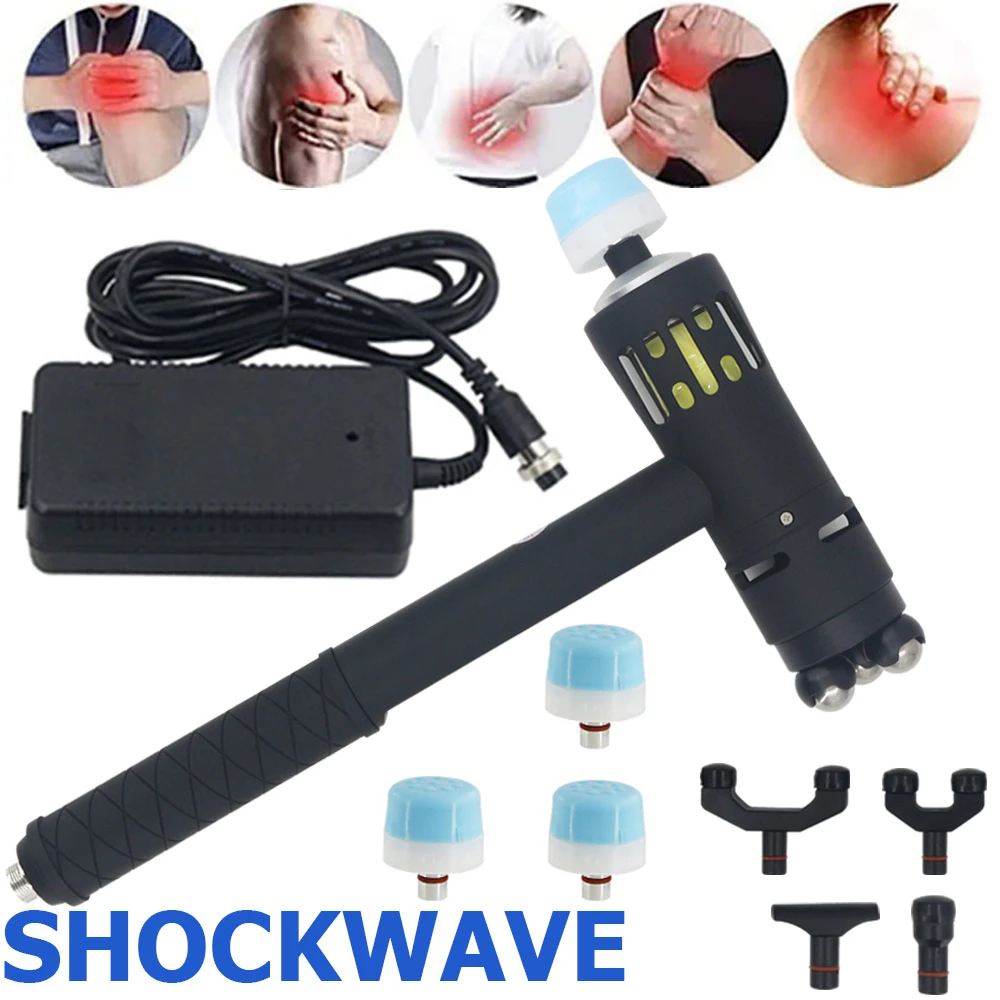 

2 In 1 Shock Wave Therapy Machine Chiropractic Tools Effective Treatment ED Shockwave Waist Pain Relief Muscle Relaxing Massager