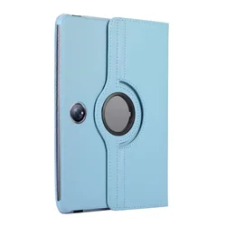 Rotating Leather Tablet Cover with Smart Stand for Honor Pad 9 12.1 (Sky blue)