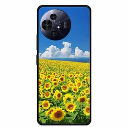 Soft Silicone Case with Landscape Beauty Print and Black Bumper for 50 Nxtpaper 5G (H05.CH.1)