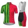 Watermelon Pink Women's Cycling Kit Summer Short Sleeve Cycling Jersey Breathable Anti-UV Woman Jersey Maillot Ciclismo Mujer 5