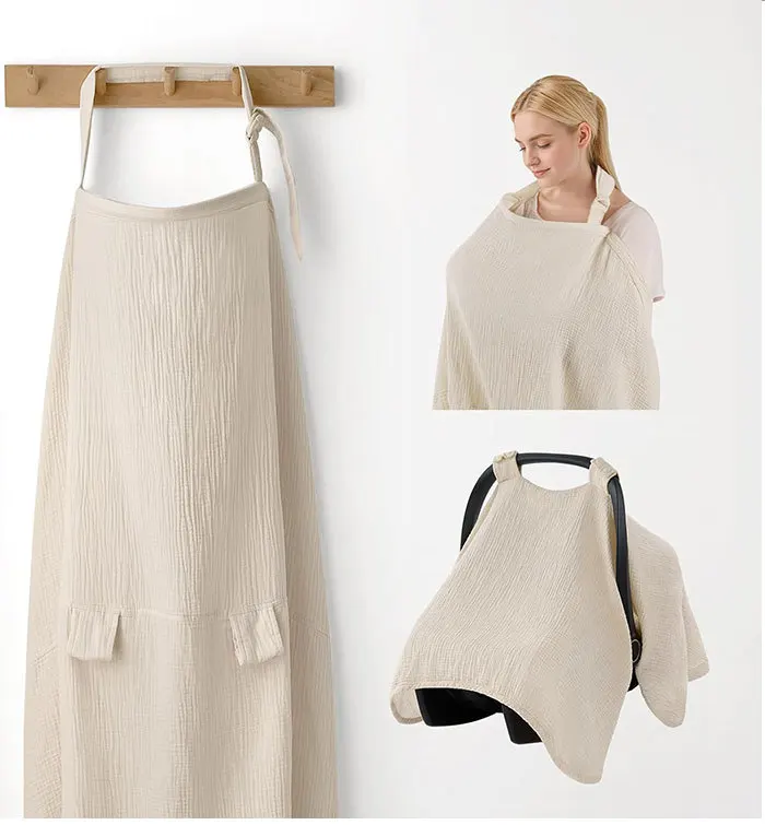Breathable Breastfeeding Cover Baby Feeding Nursing Covers Adjustable Nursing Apron Outdoor Privacy Cover Mother Cloth